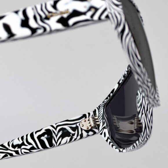 Celine CL40195I 04A BRAND NEW Sunglasses Zebra Smoke Shield Mask Unisex - Picture 11 of 12